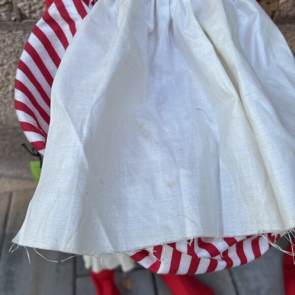 Vintage 1970s Annalee Mobilitee 30" Santa & Mrs Claus Dolls Door Greeters - Picture 7 of 16